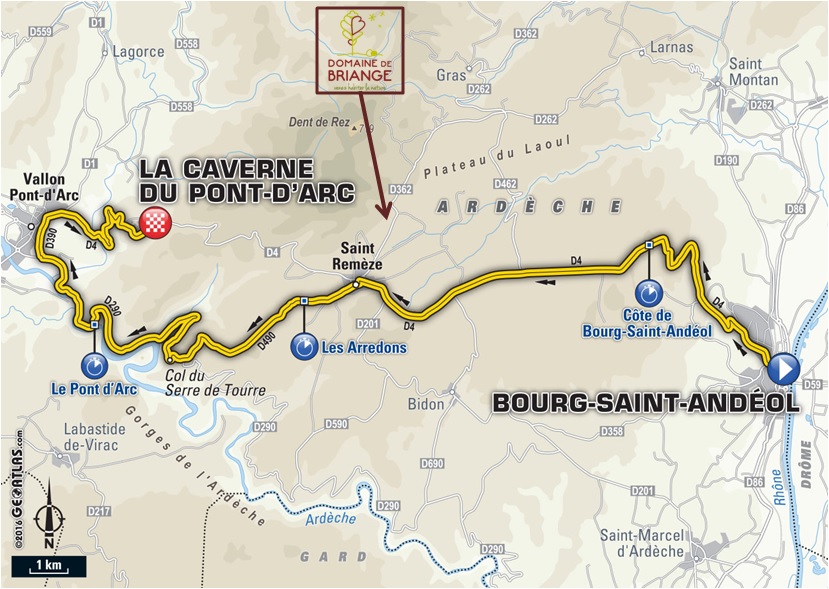 parcours tour de france ardeche