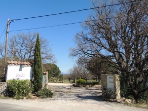 entrée du Domaine de Briange