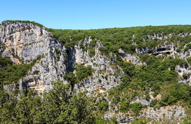 gorges de l'ardèche - hiking in the ardèche gorges