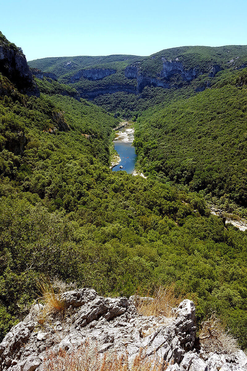 hike in ardèche